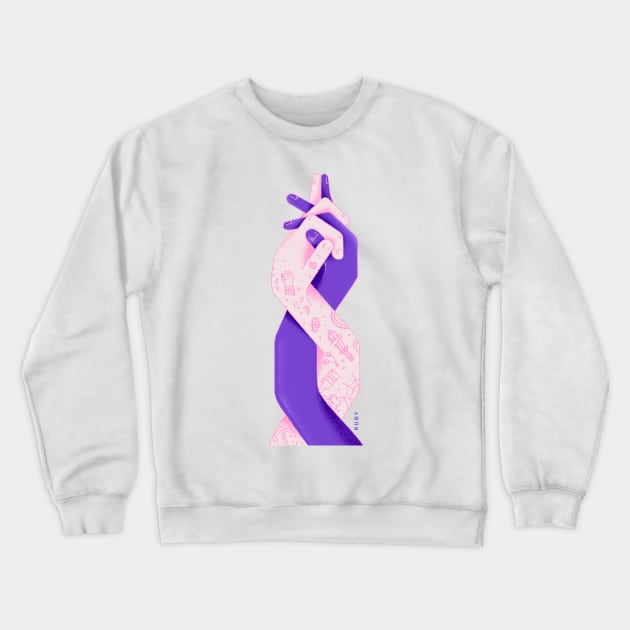 Arms Crewneck Sweatshirt by andrearubele